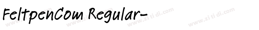 FeltpenCom Regular字体转换